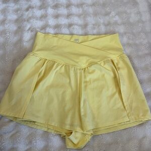 Joy Lab Yellow Crossover Shorts - Medium